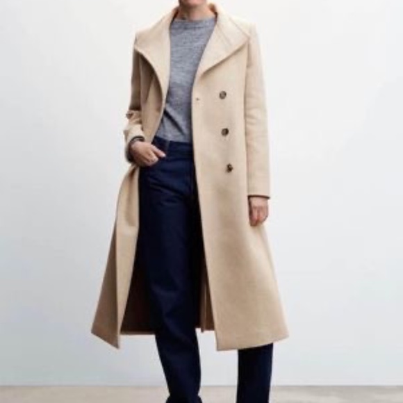 Mango wool coat-almost new - Picture 1 of 3